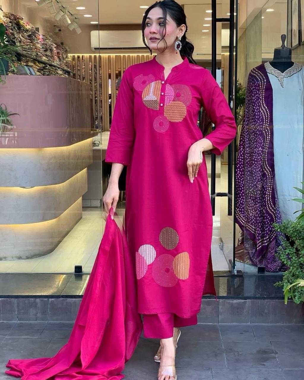 Heavy Roman Silk Designer Kurti