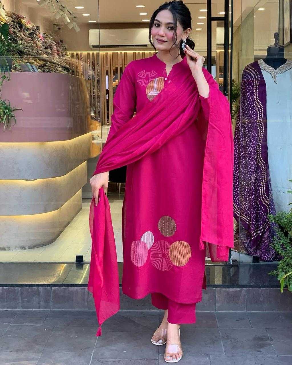 Heavy Roman Silk Designer Kurti