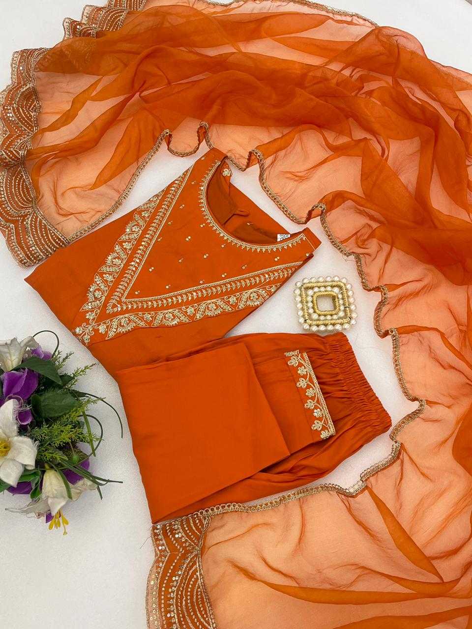 Heavy Roman Silk Designer Kurti