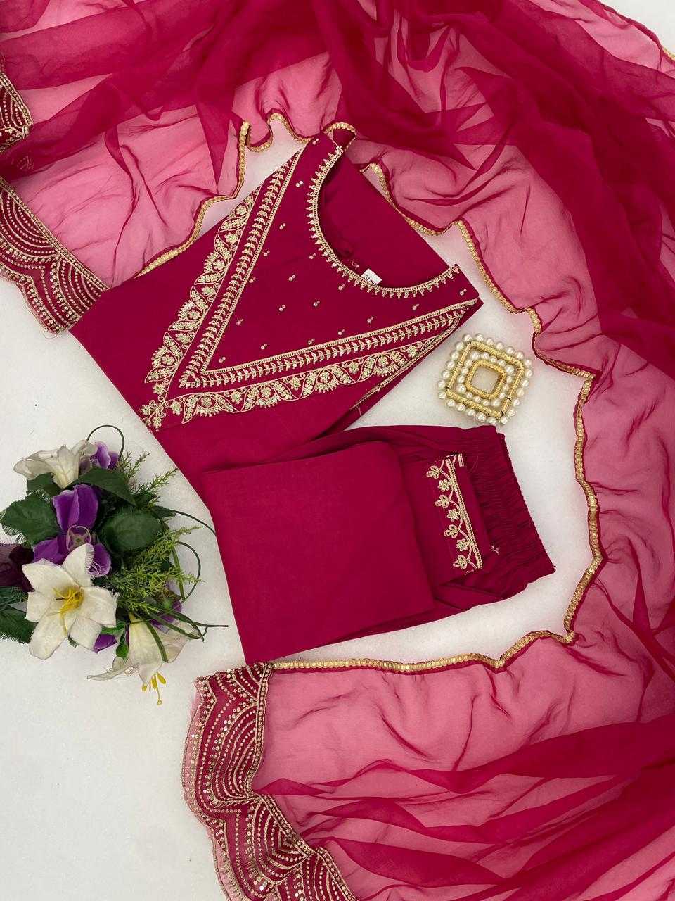 Heavy Roman Silk Designer Kurti