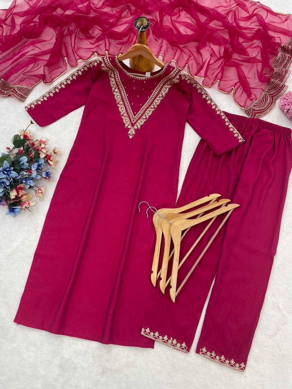 Heavy Roman Silk Designer Kurti