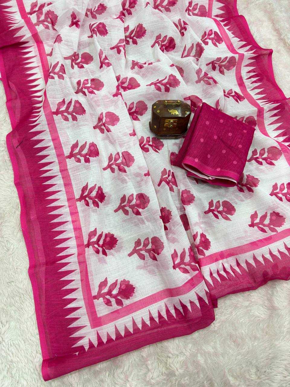 Cotton Designer Saree in Blue