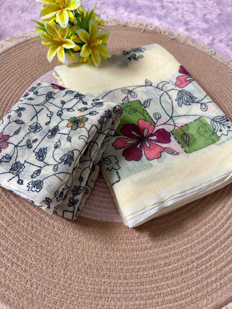 Cotton Designer Saree 1021