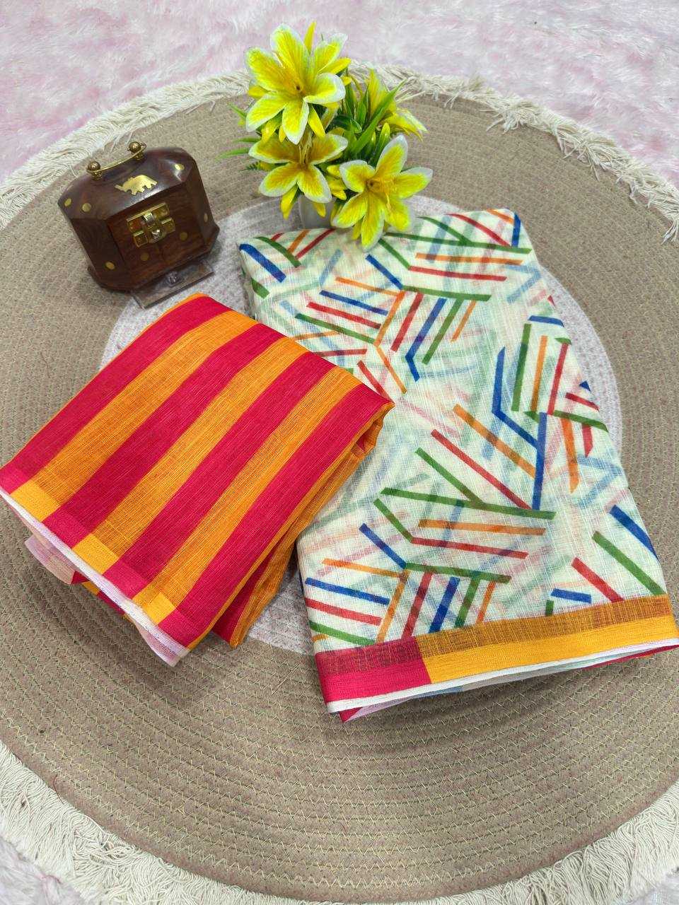 Cotton Party Wear Saree 1022
