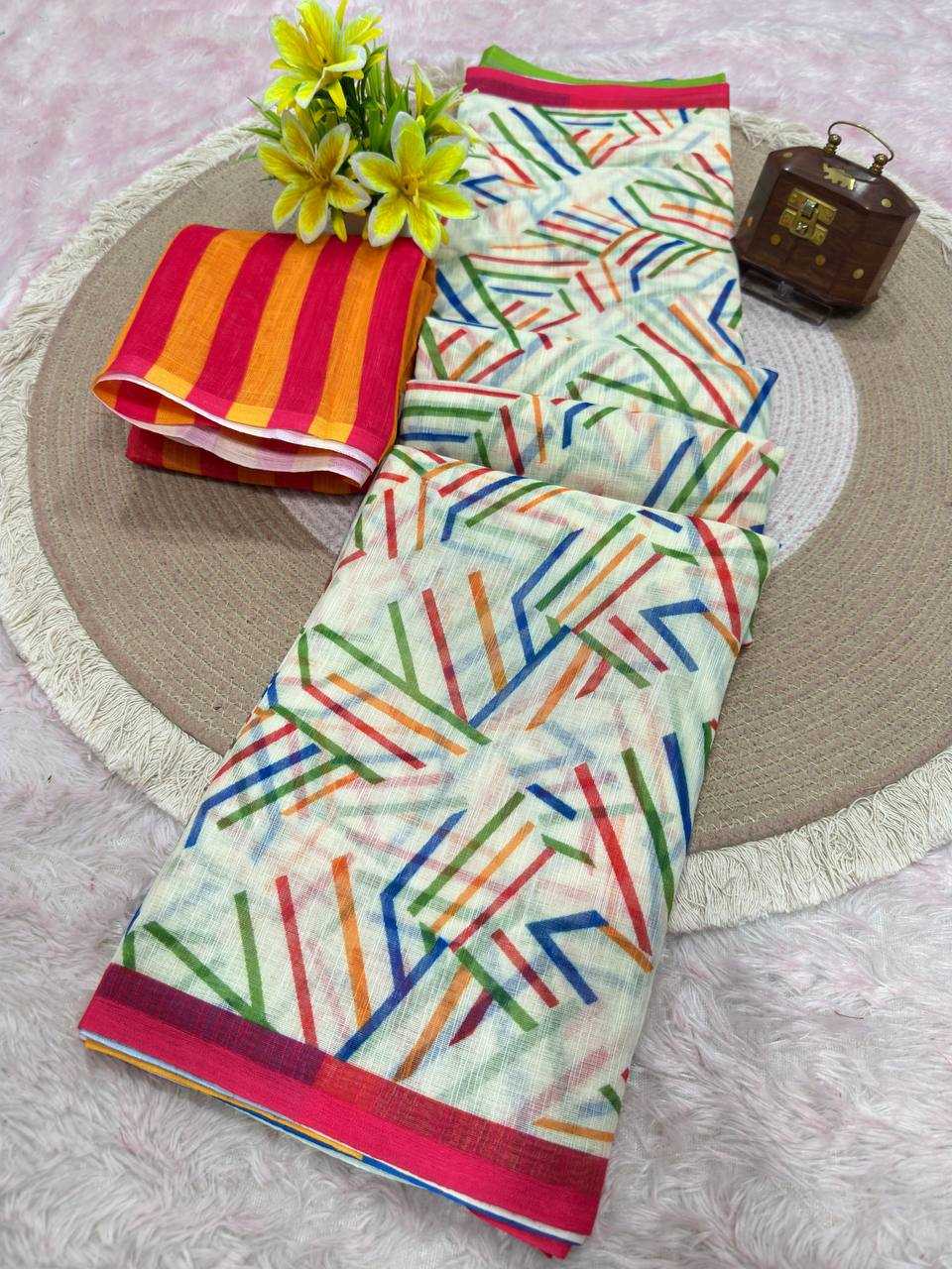 Cotton Party Wear Saree 1022