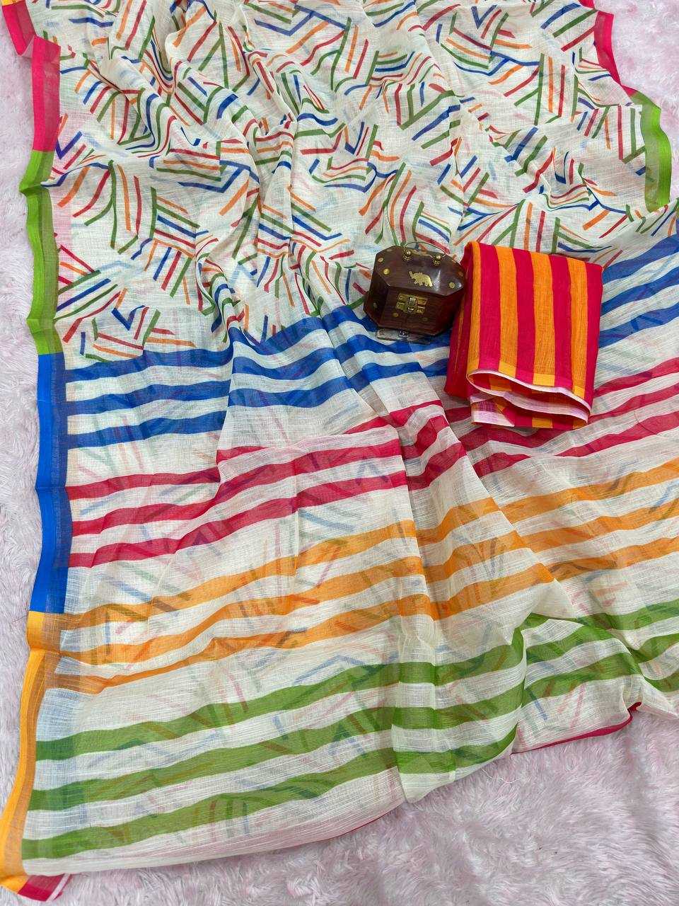 Cotton Party Wear Saree 1022