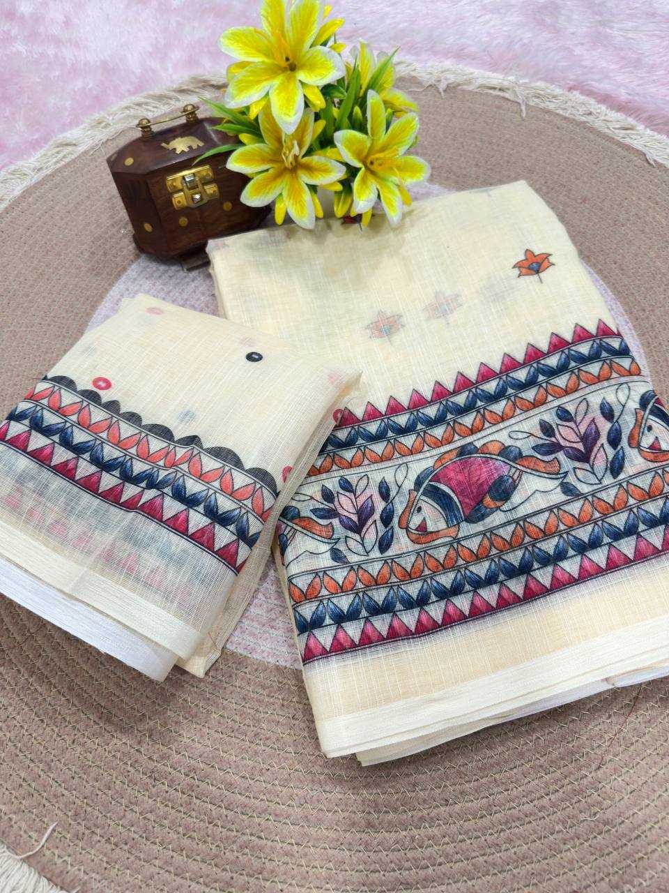 Cotton Printed Saree 1023