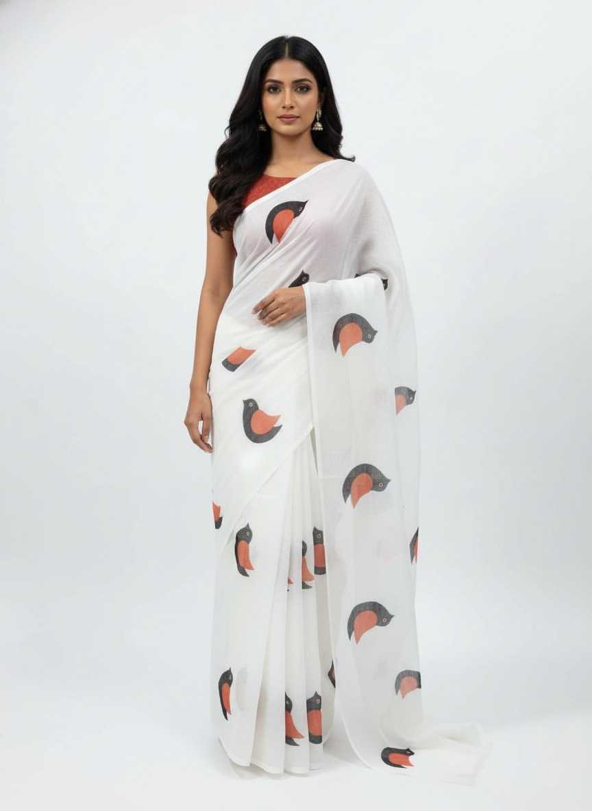 Cotton Designer Saree 1025