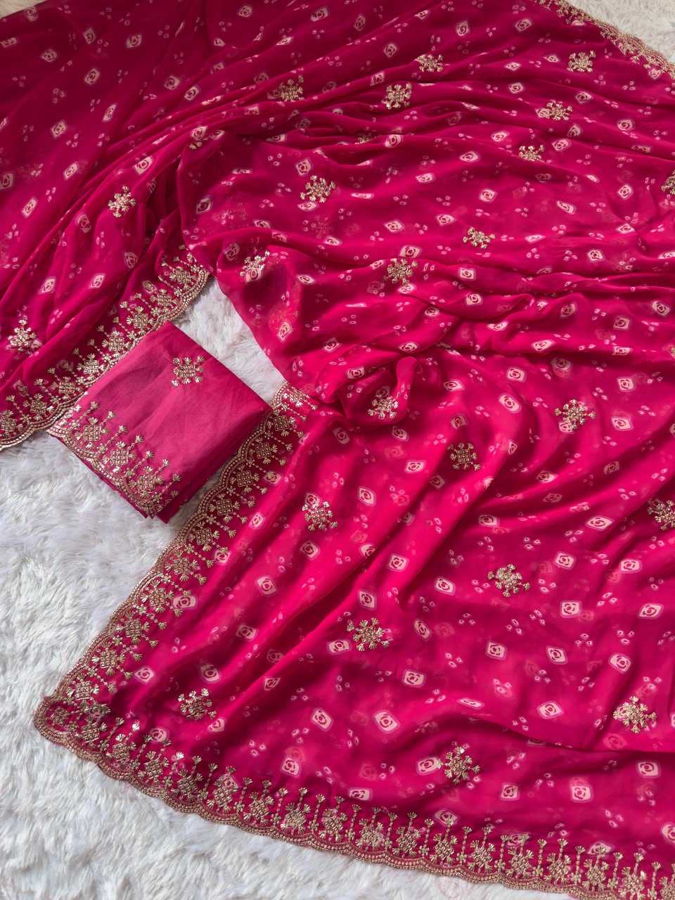 Georgette Printed Saree