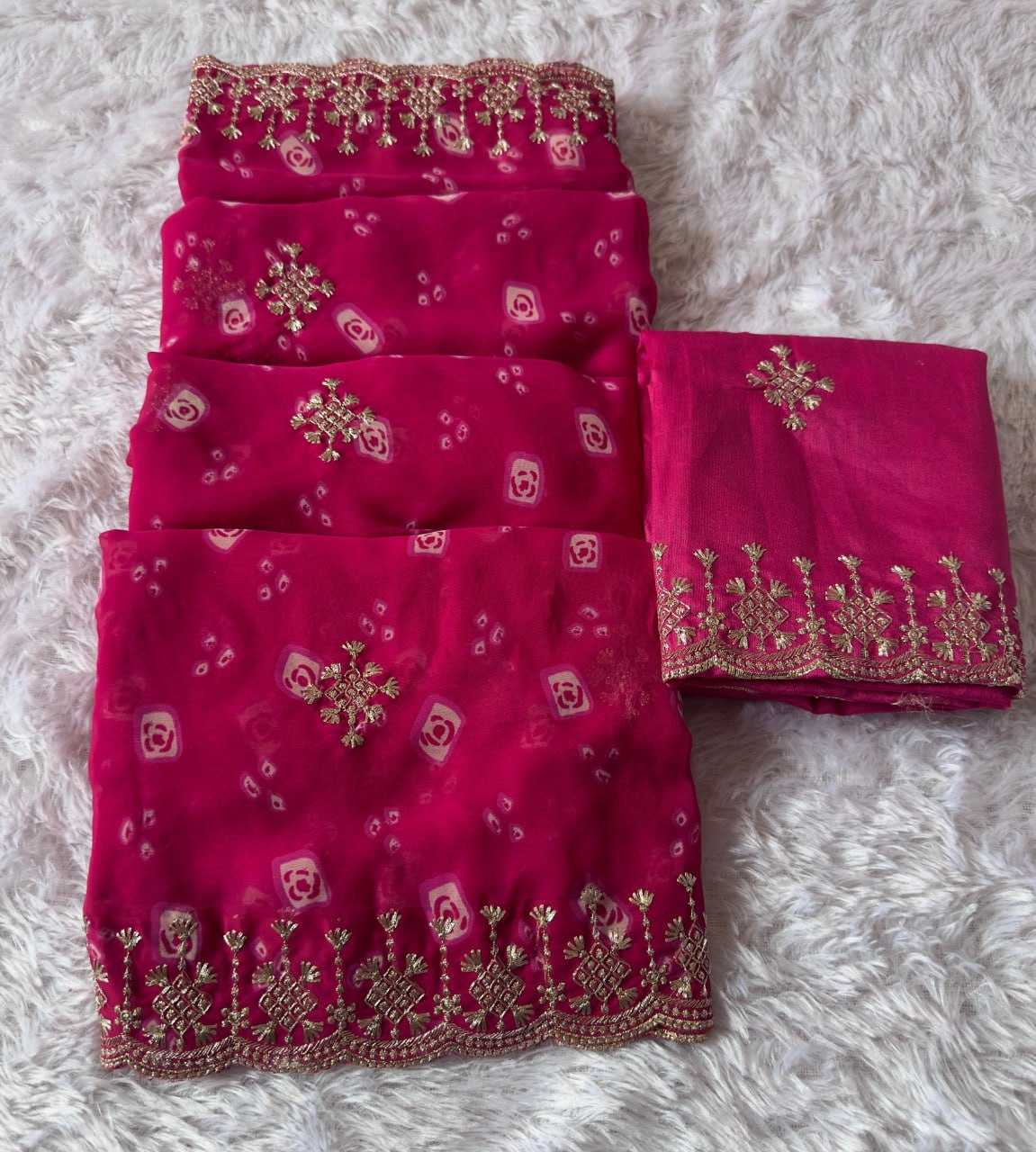 Georgette Printed Saree