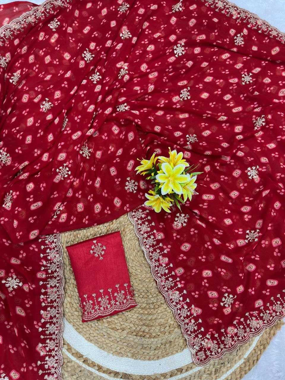 Georgette Printed Saree