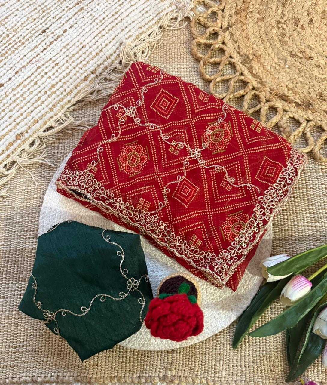 Georgette Printed Saree