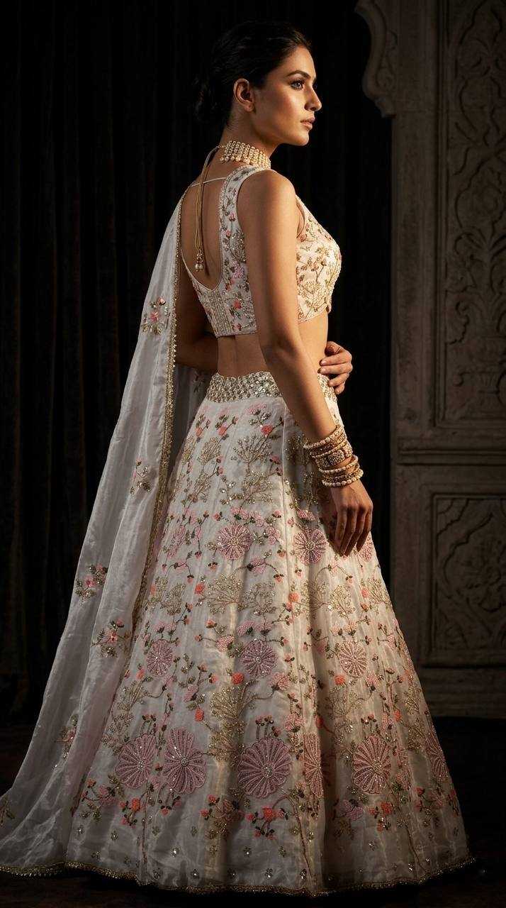 Tabby Silk Designer Lehenga