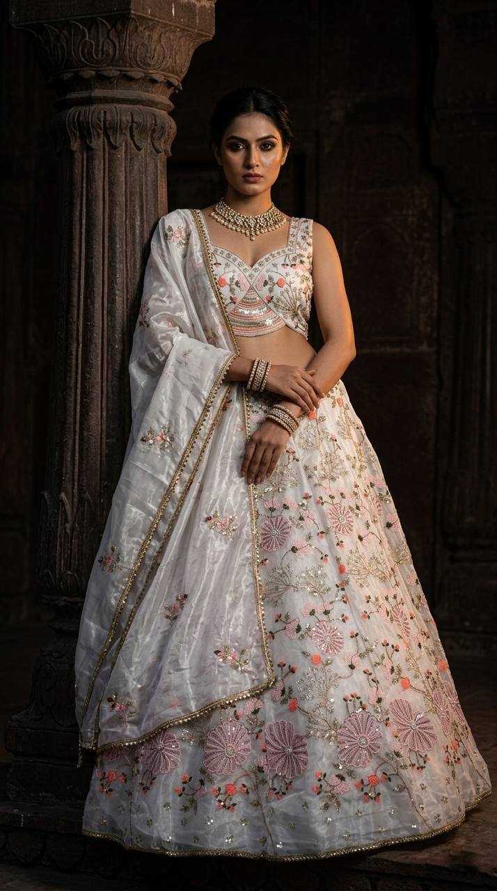 Tabby Silk Designer Lehenga