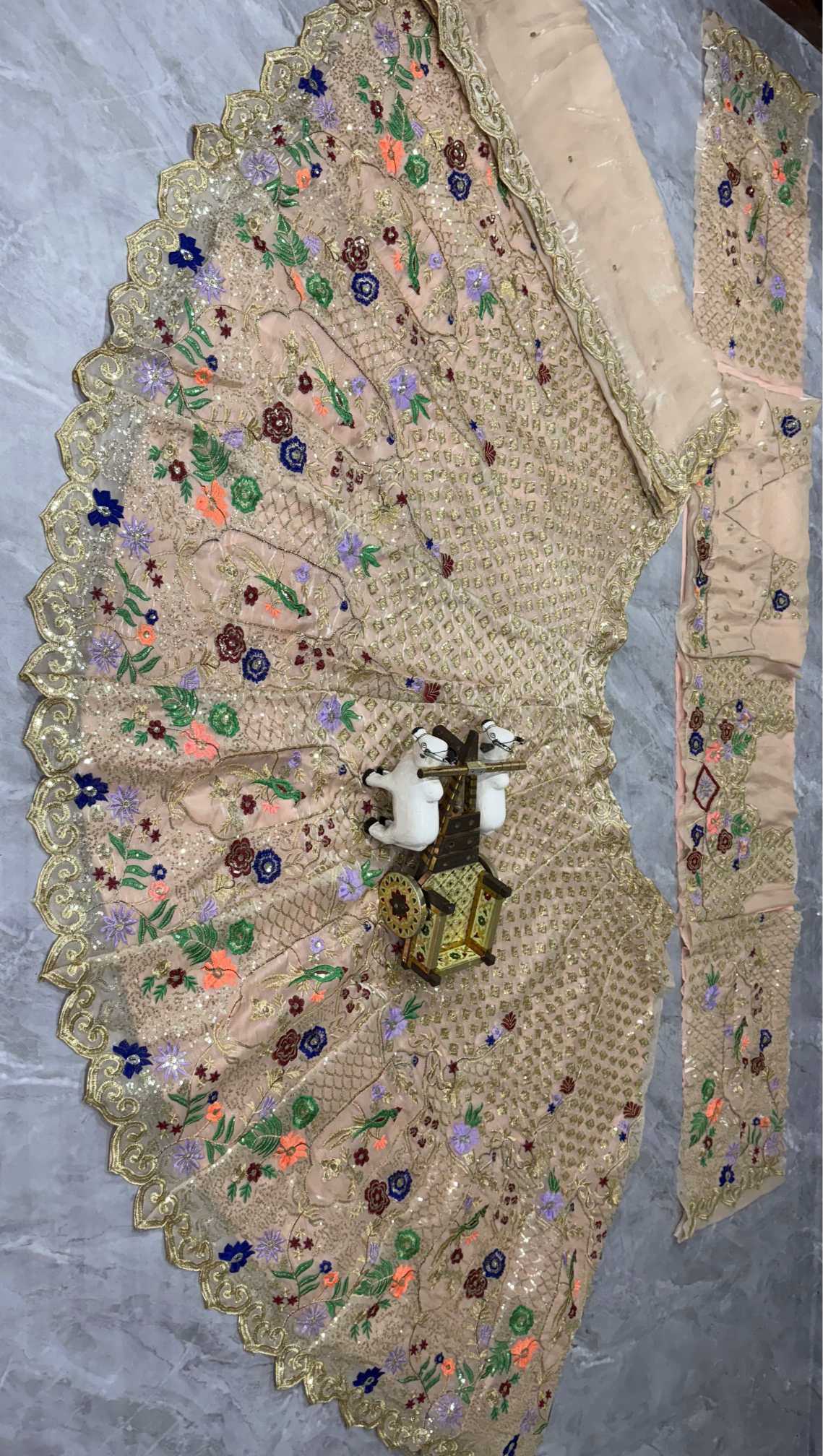 Jimmy Choo Embroidered Lehenga