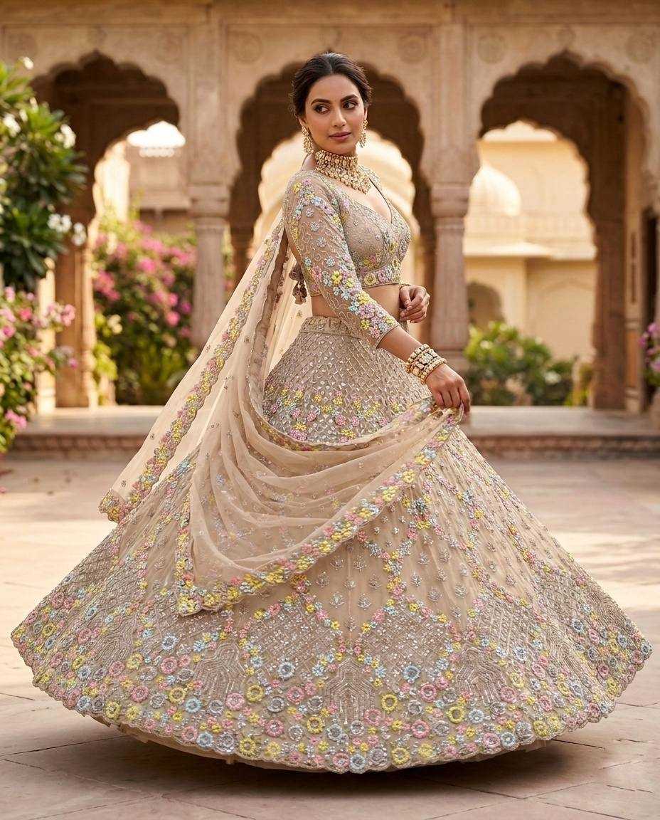 Butterfly Net Fancy Lehenga