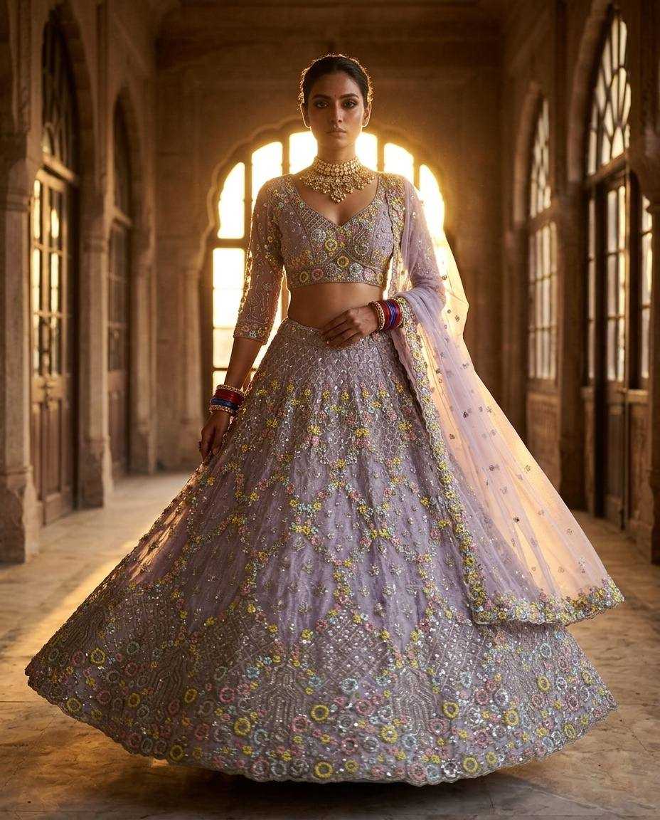 Butterfly Net Fancy Lehenga