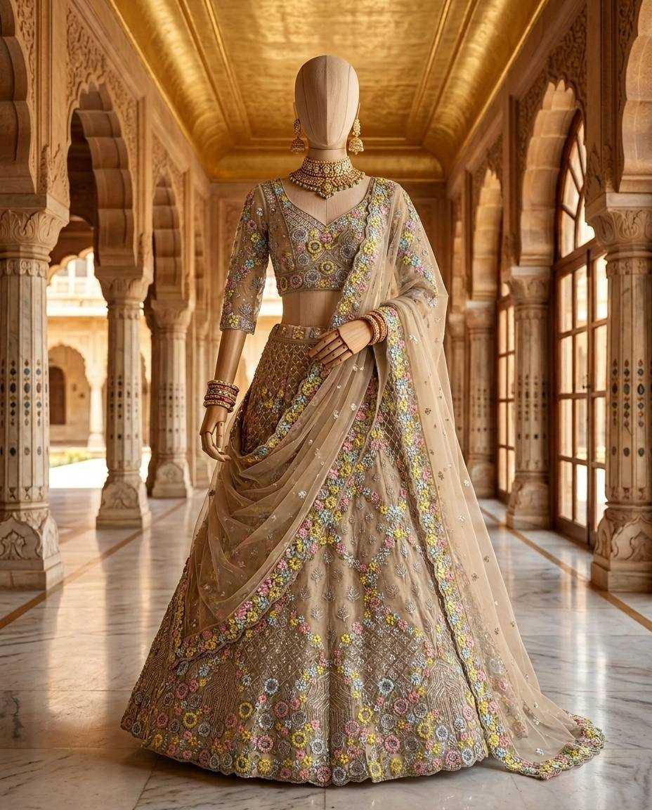 Butterfly Net Fancy Lehenga