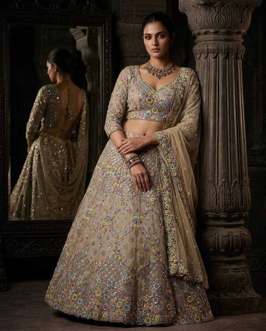 Butterfly Net Fancy Lehenga