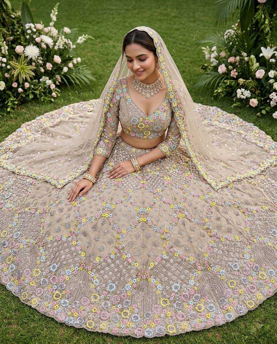 Butterfly Net Fancy Lehenga