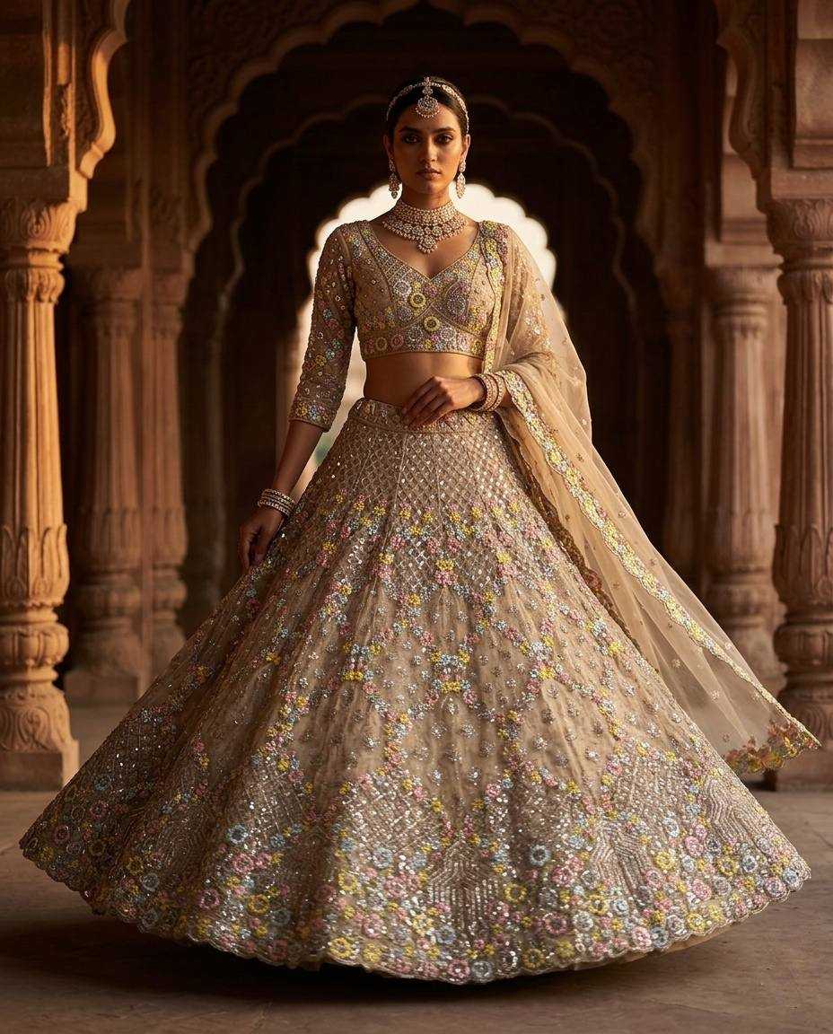 Butterfly Net Fancy Lehenga