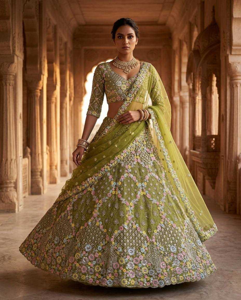 Butterfly Net Fancy Lehenga