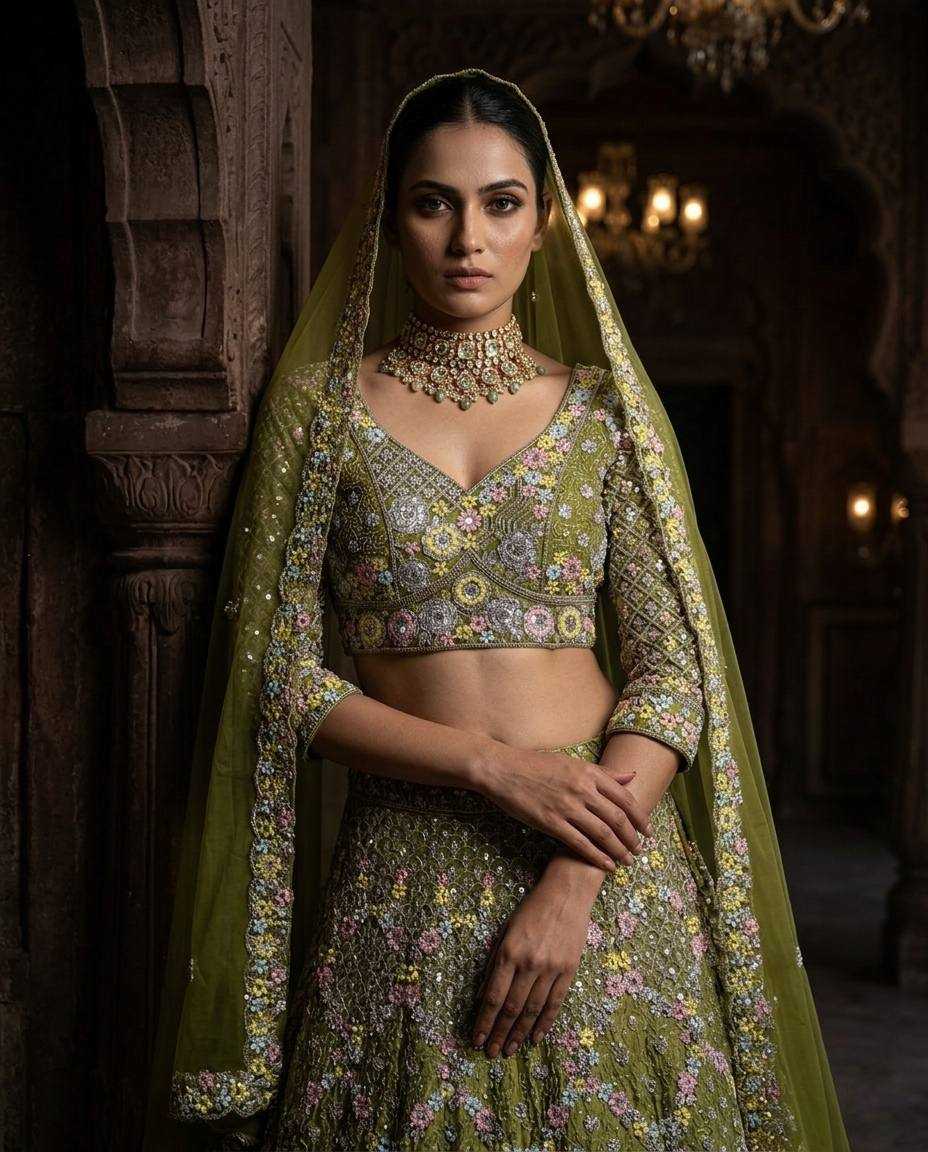Butterfly Net Fancy Lehenga