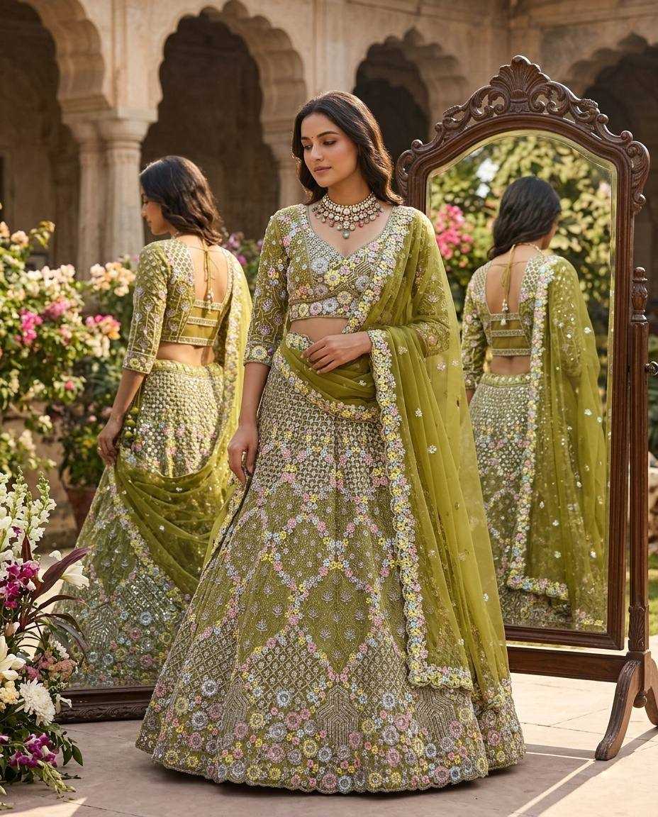 Butterfly Net Fancy Lehenga