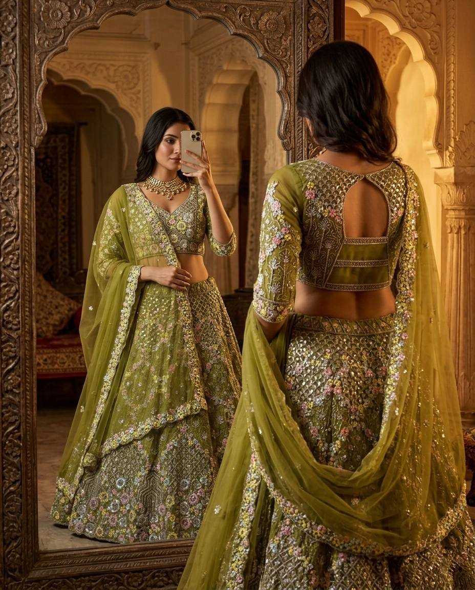 Butterfly Net Fancy Lehenga