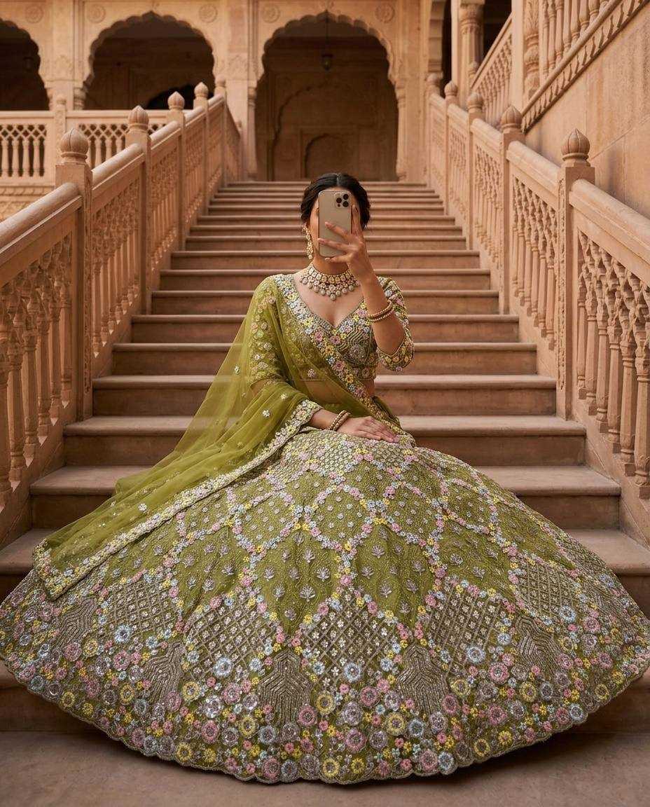 Butterfly Net Fancy Lehenga