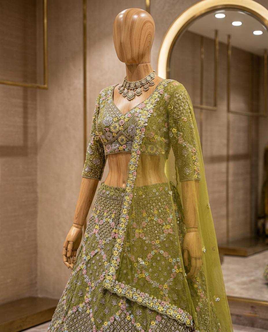 Butterfly Net Fancy Lehenga
