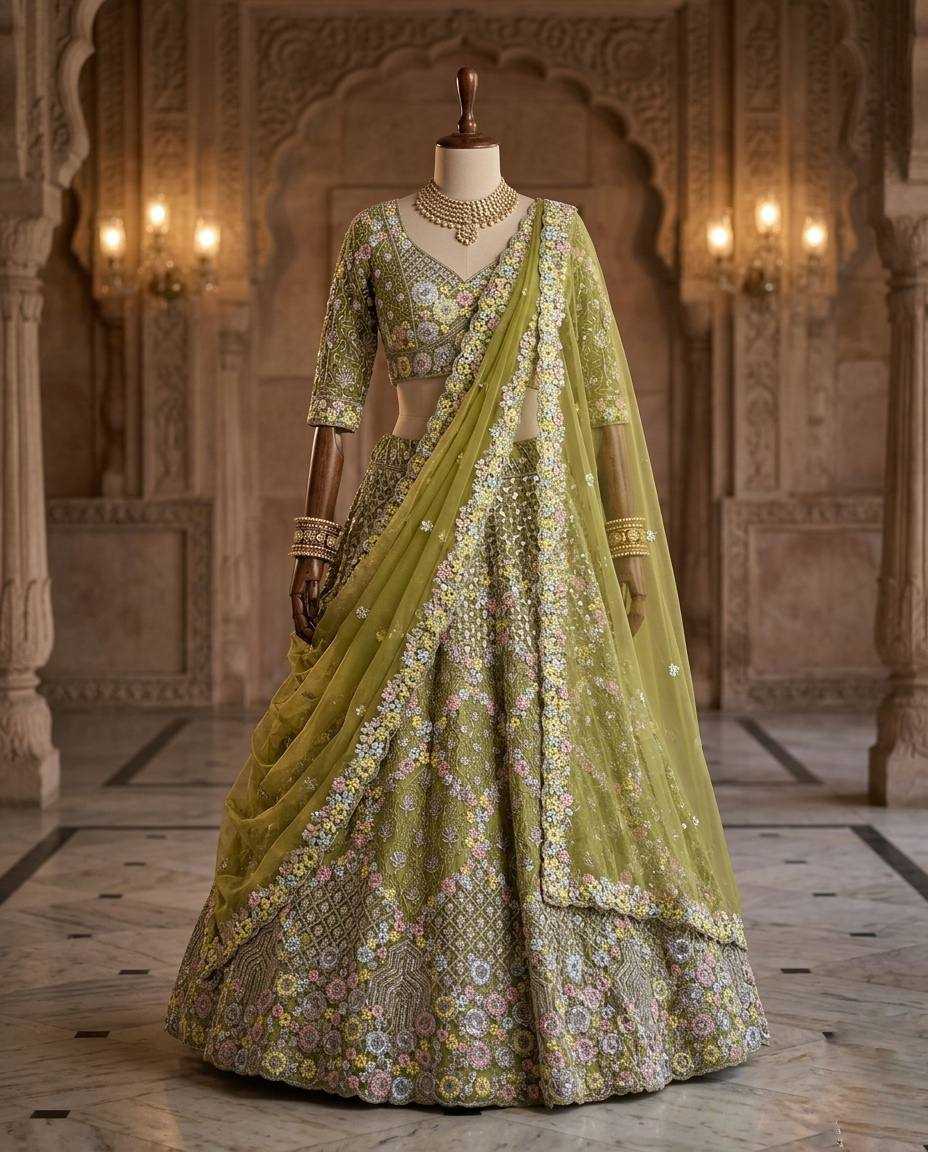 Butterfly Net Fancy Lehenga