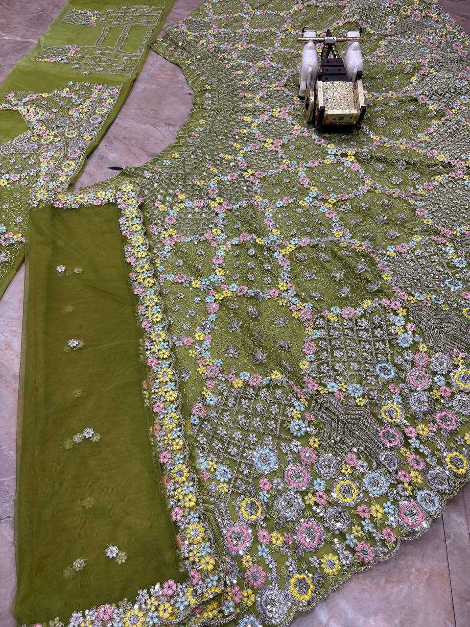 Butterfly Net Fancy Lehenga