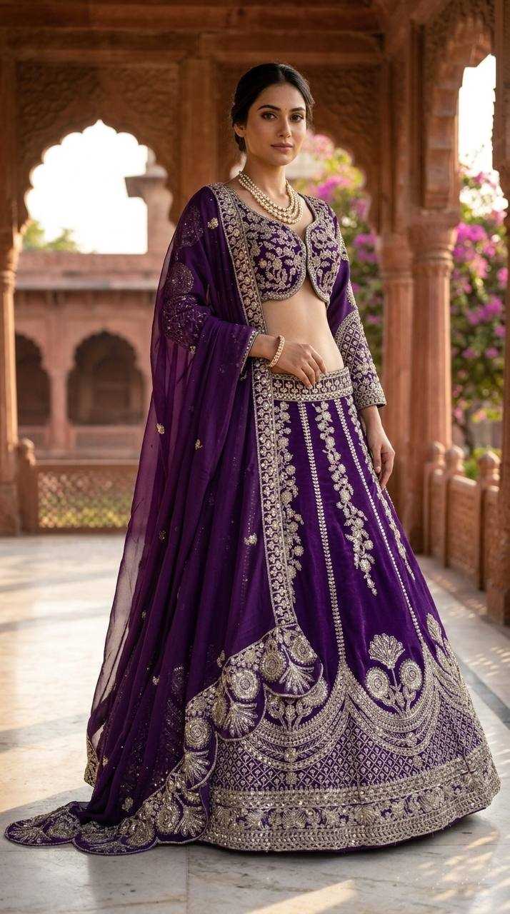 Georgette Embroidered Lehenga
