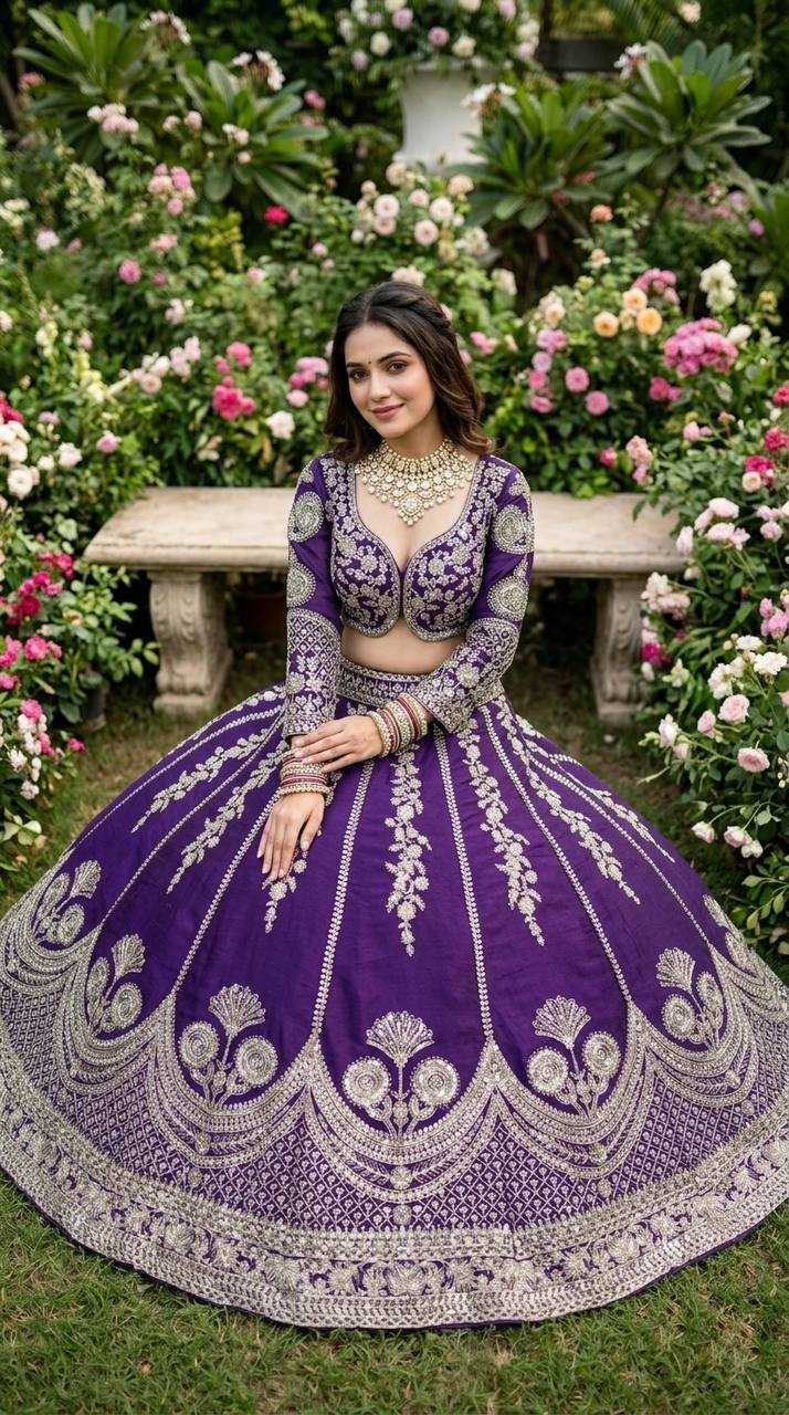 Georgette Embroidered Lehenga