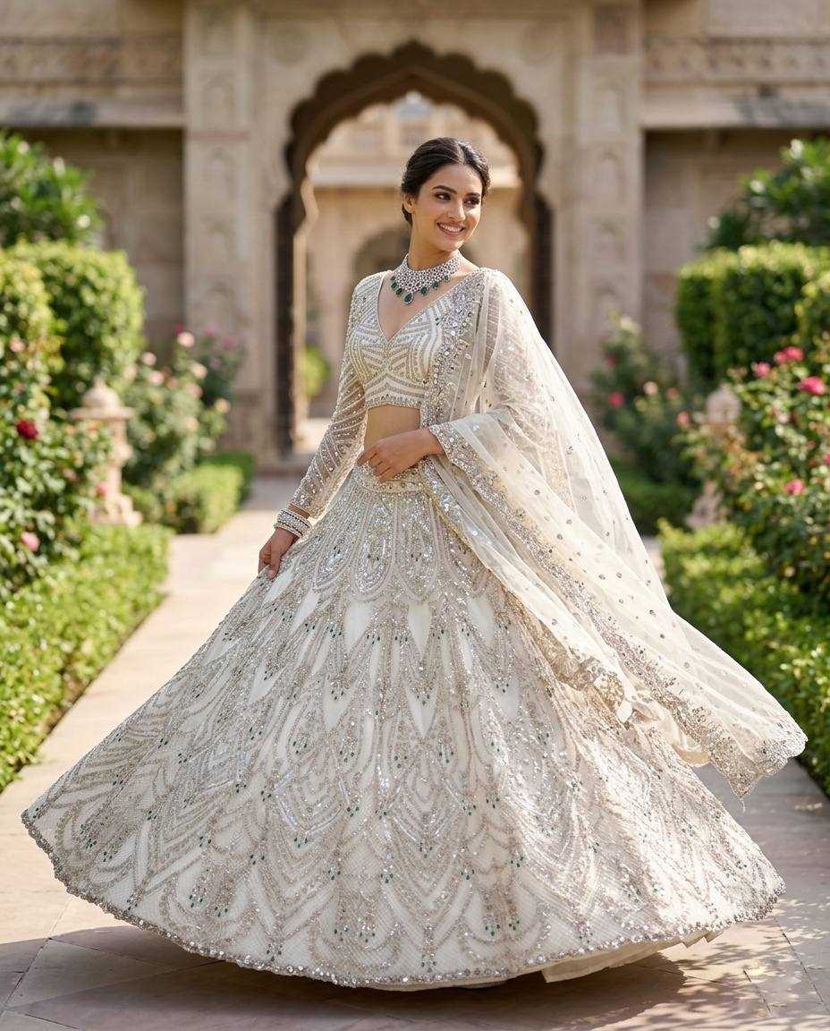 Butterfly Net Designer Lehenga