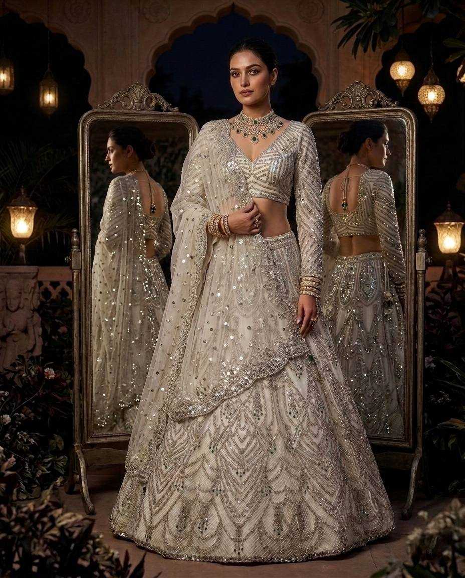 Butterfly Net Designer Lehenga