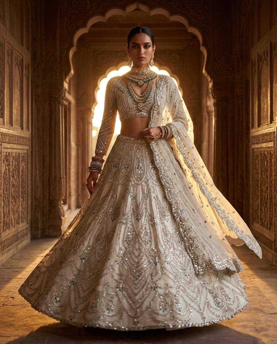 Butterfly Net Designer Lehenga