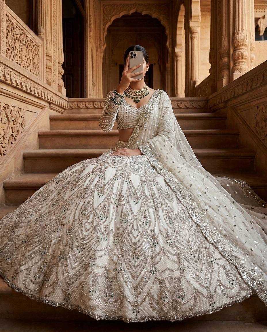Butterfly Net Designer Lehenga