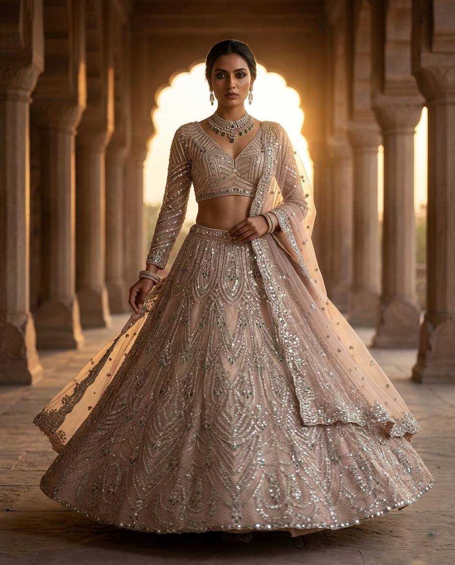 Butterfly Net Designer Lehenga