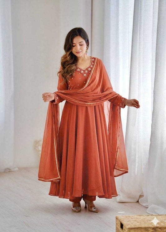 Georgette Party Gown