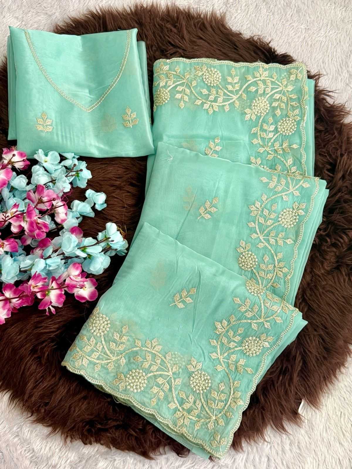 Heavy Roman Silk Fancy Saree