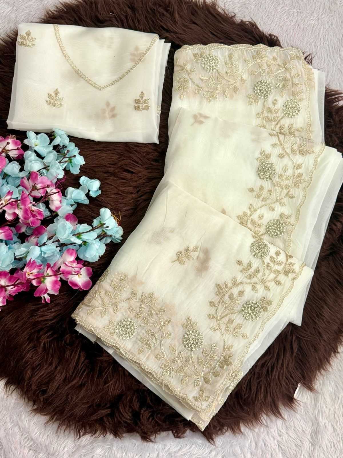 Heavy Roman Silk Fancy Saree