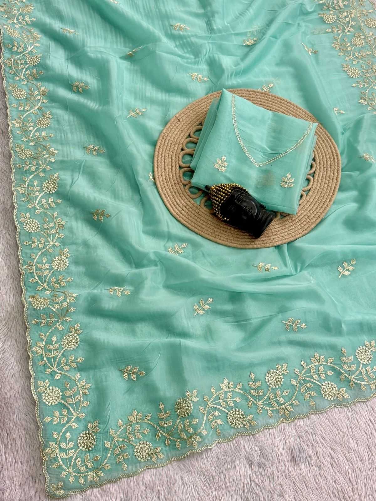 Heavy Roman Silk Fancy Saree