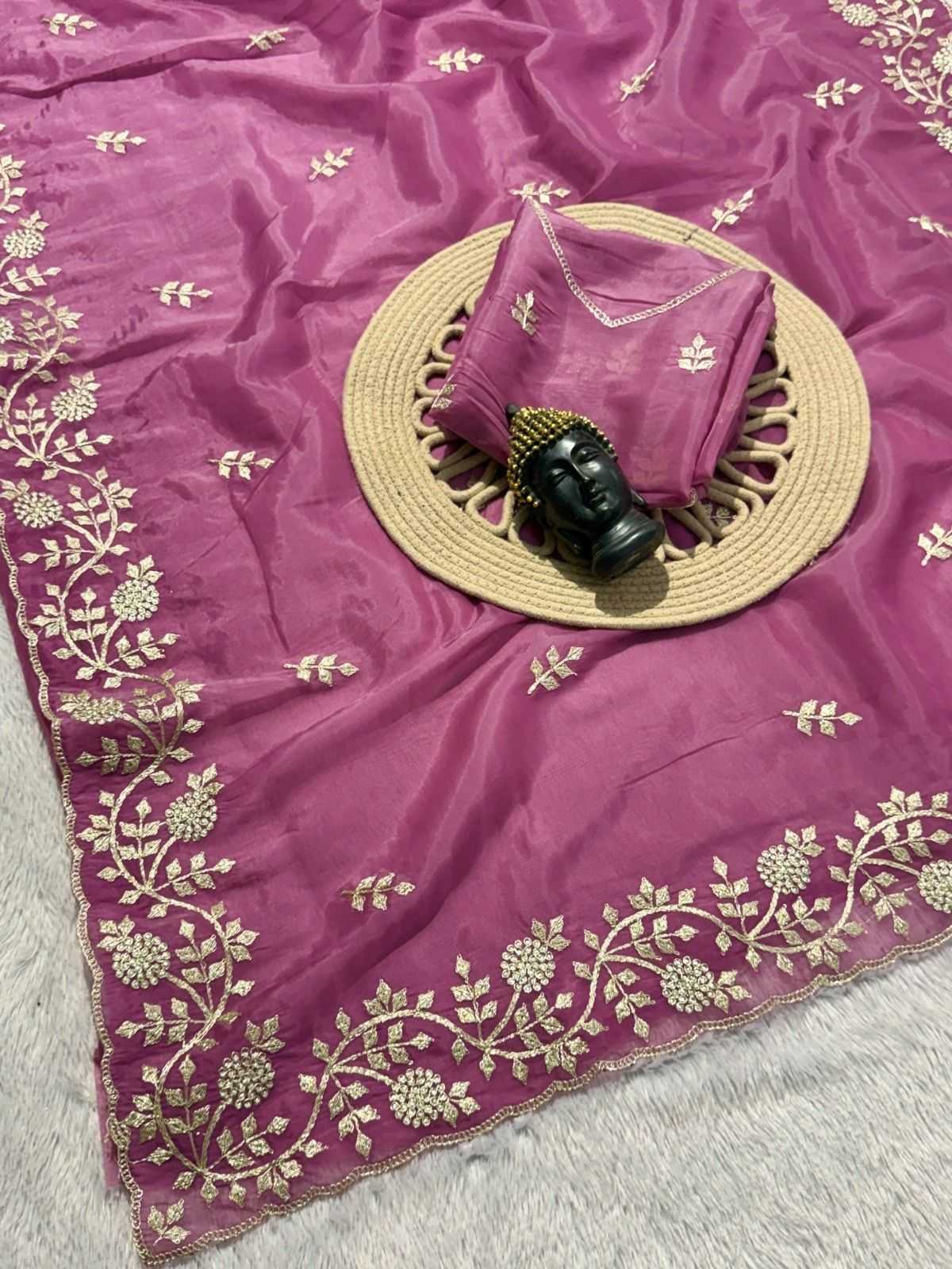 Heavy Roman Silk Fancy Saree