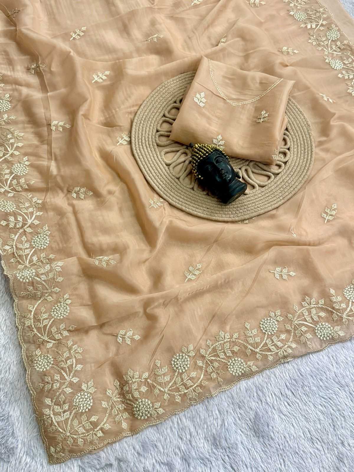 Heavy Roman Silk Fancy Saree