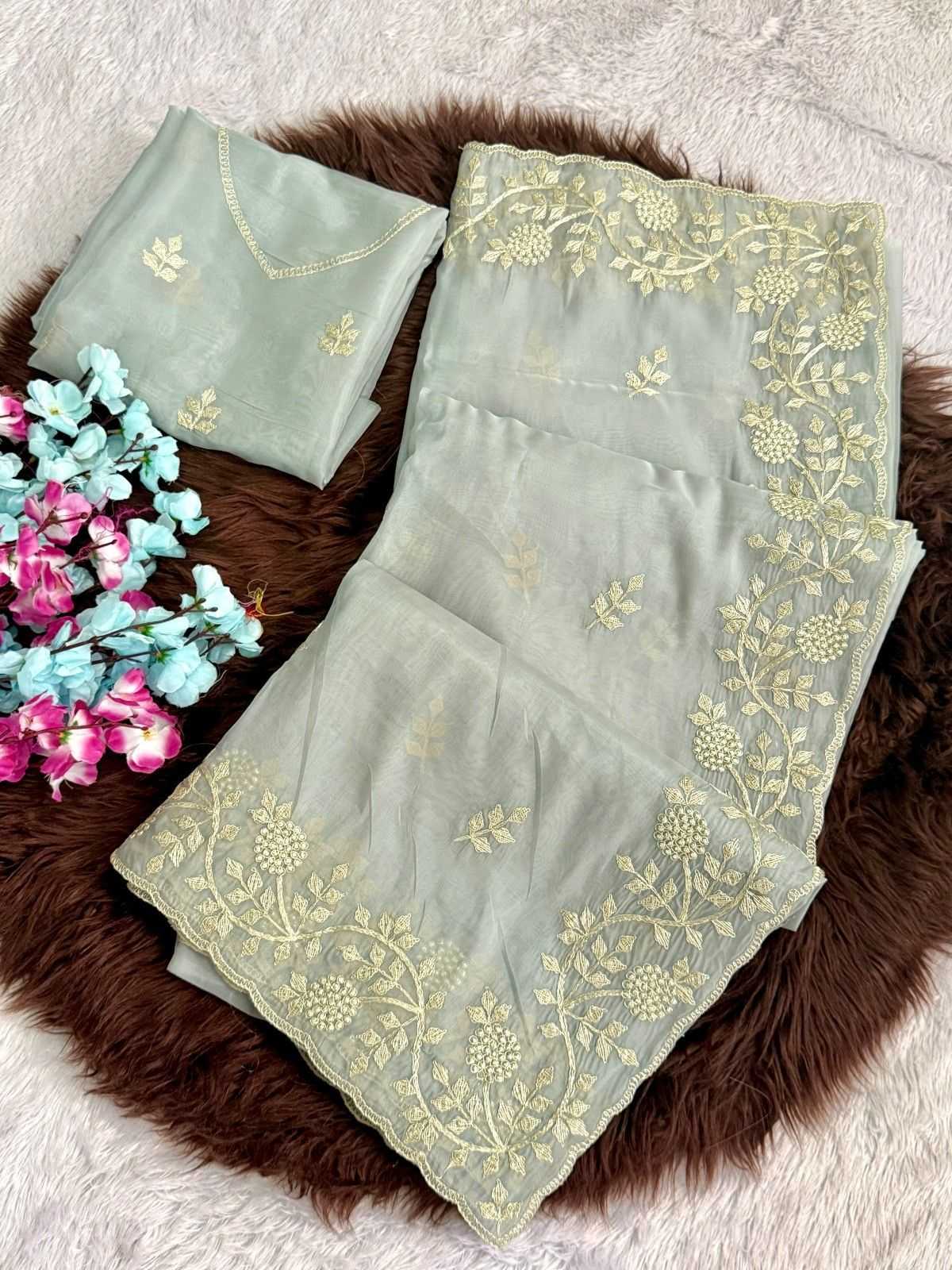Heavy Roman Silk Fancy Saree