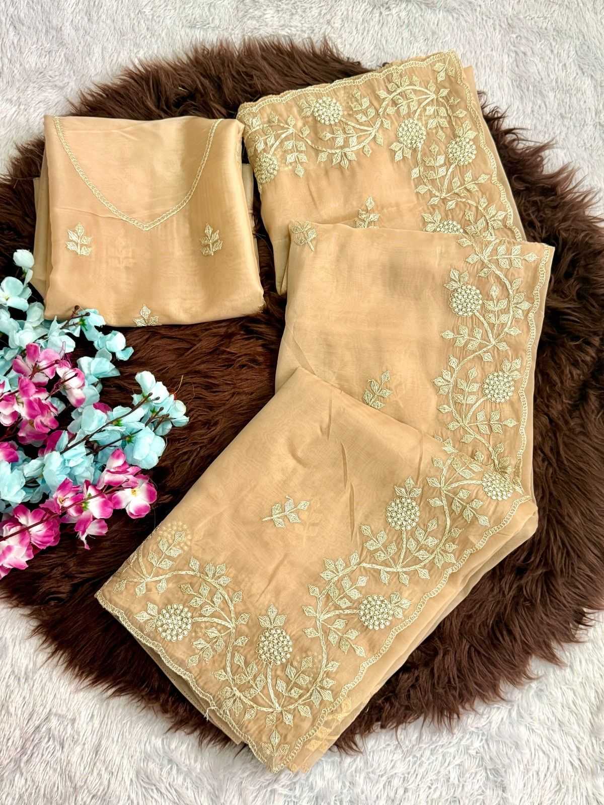 Heavy Roman Silk Fancy Saree