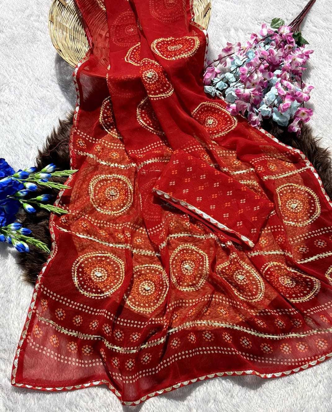 Georgette Printed Saree