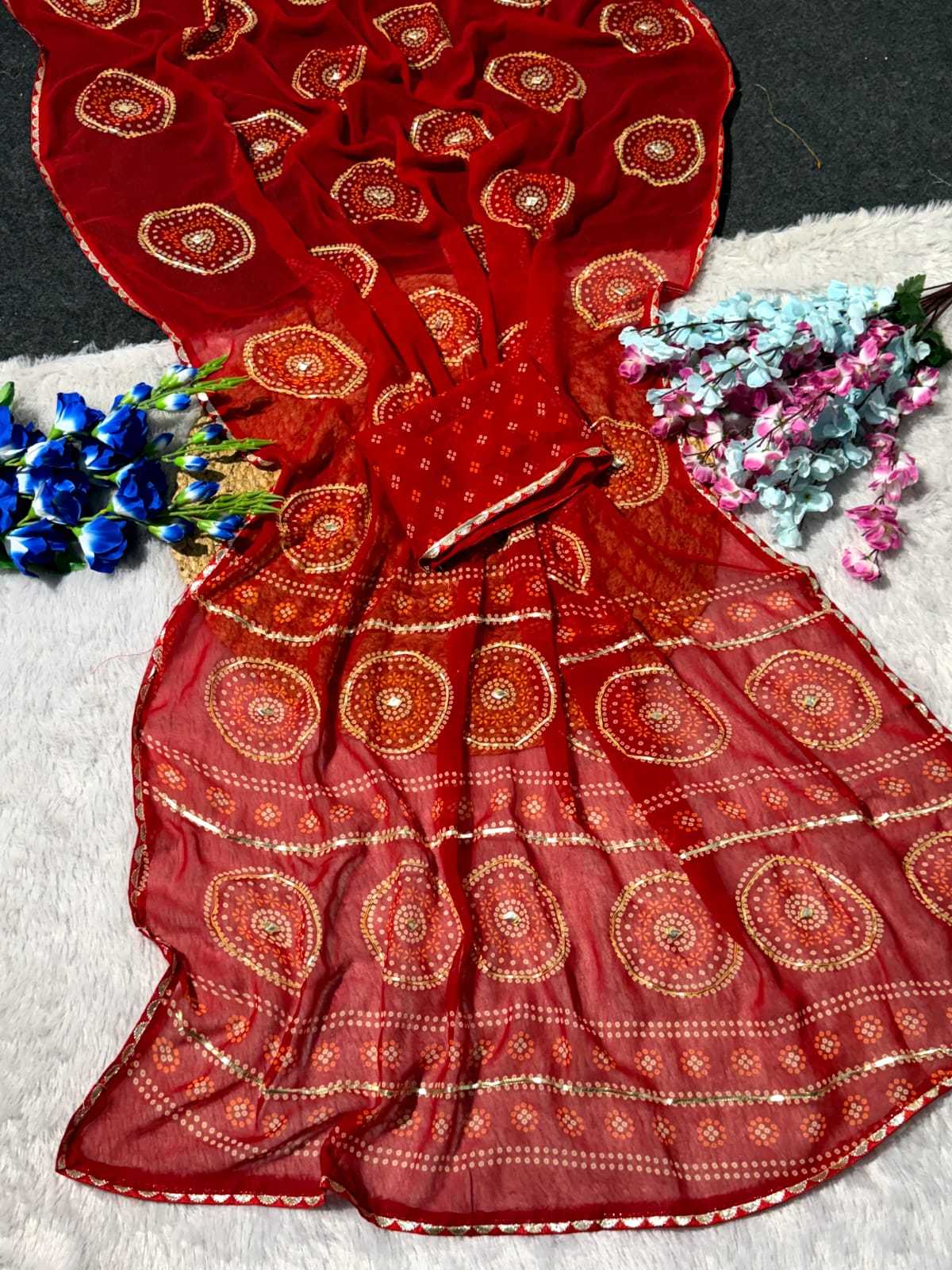 Georgette Printed Saree